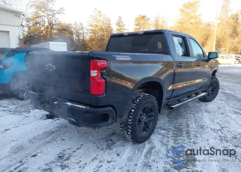 2021 Chevrolet Silverado 1500 4Wd Short Bed Custom Trail Boss z USA, uszkodzony, nr VIN 3GCPYCEF4MG347094